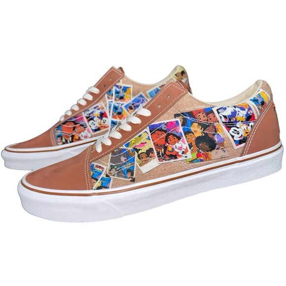 Vans x Disney Mens 100th Scrapbook Old Skool Skate Sneakers Mens 11.5 Womens 13 main image 7